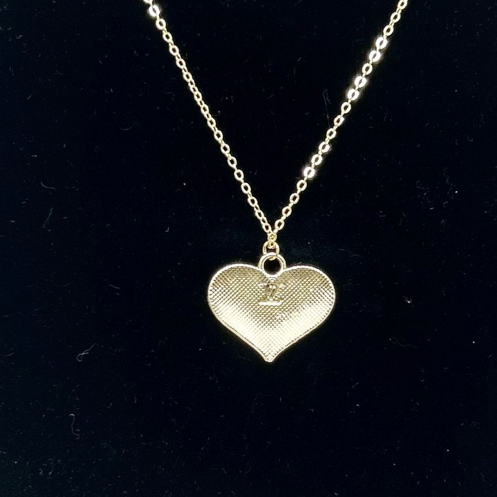 NWOT Authentic Louis Vuitton Charm on unbranded 14k chain - Picture 4 of 4